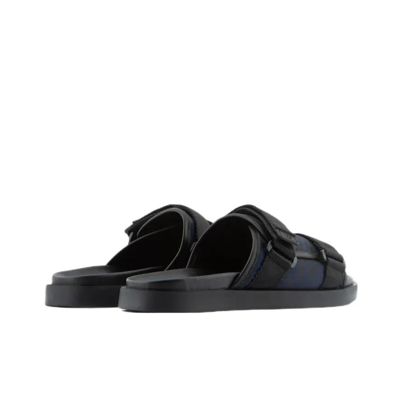 EMPORIO ARMANI Slide Slippers Men's Blue-2