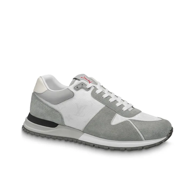 LOUIS VUITTON Run Away Sneakers 'White Grey'-1
