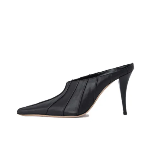 By Far Trish 100mm Leather Mules