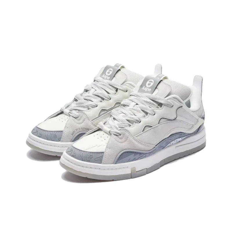 LiNing Superwave Golden X Aape 10TH Anniversary 'White Grey'-2