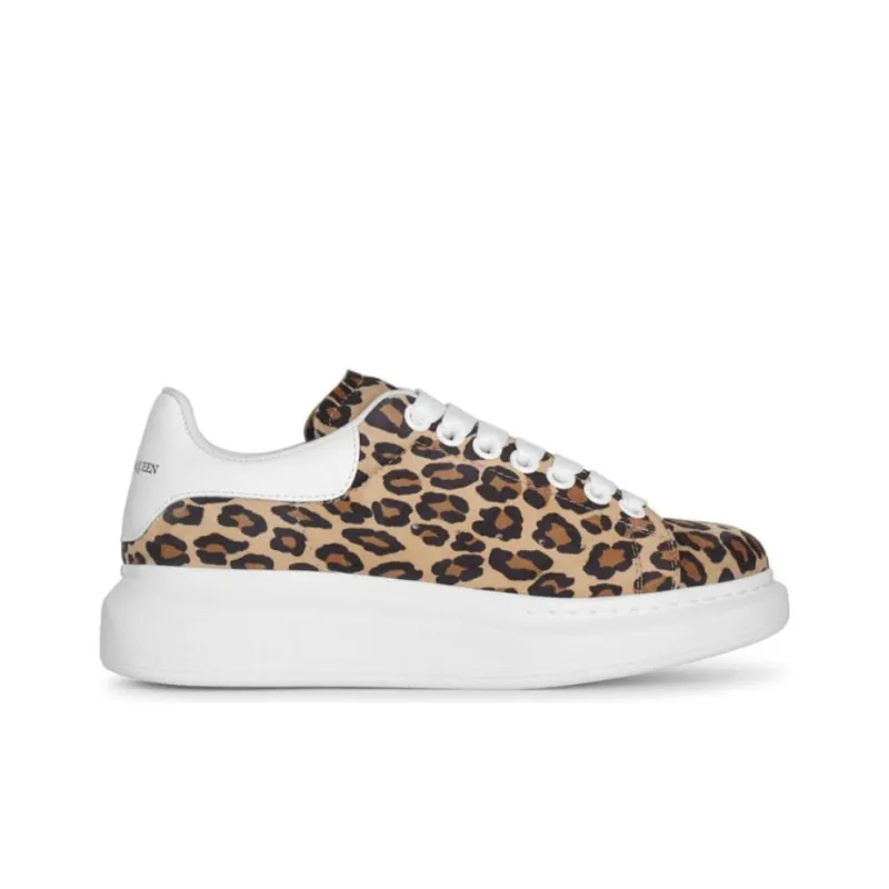 Alexander McQueen Low Top Stylish Skateboarding Shoes Women's Yellow-1