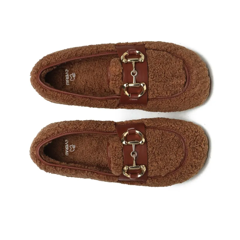 EVERAU Women's Casual Shoes Women's Low Top Caramel-4