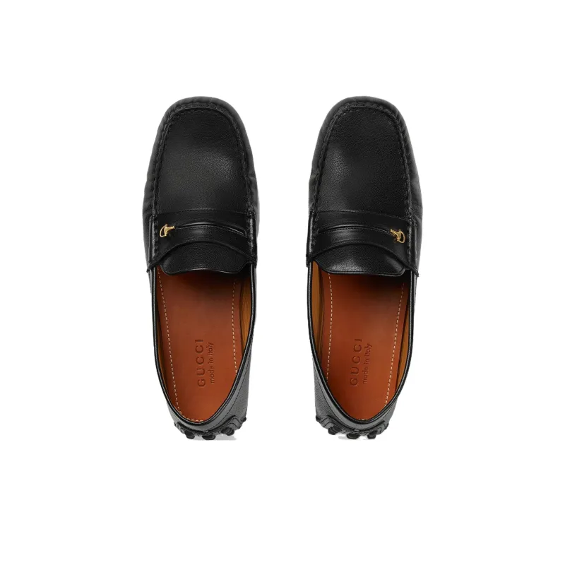 GUCCI Driver Loafer 'Horsebit Black'-3