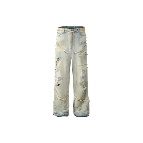 Zanzas Jeans Unisex Distressed