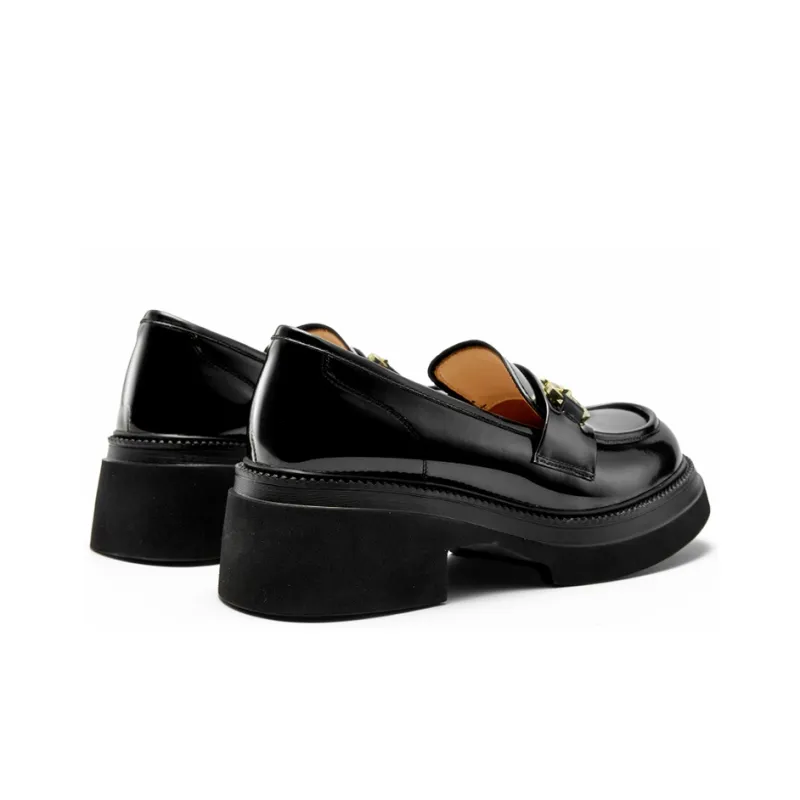 NINE WEST Loafers 5.8cm Women's Black-4