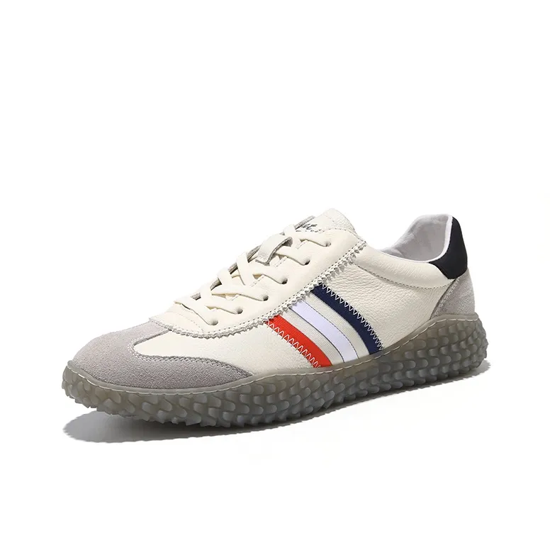 Hautton Jeans Sports Casual Shoes Men's White-0