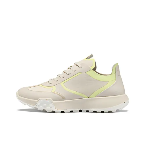 Ecco Low Top Athletic Shoes Women's Lime Gray