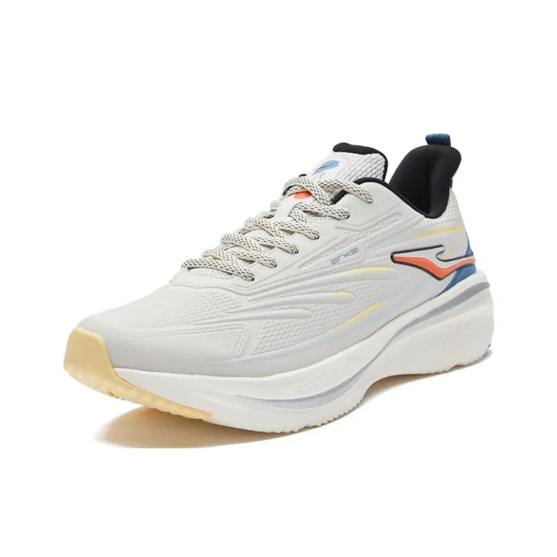 Erke Cushioning Anti Slip And Wear Resistant Low Top Running Shoes Men's Gray Blue-1