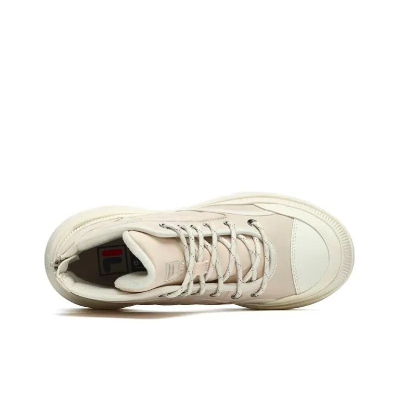 FILA Bread Mid Wear-Resistant Mid-Top Casual Shoes Women's Cassava Pink-2