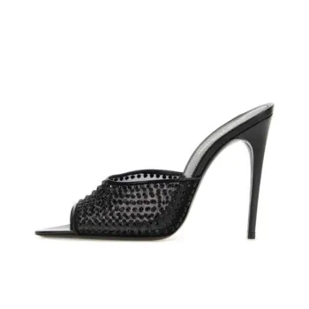 SAINT LAURENT Blonde Pointed Toe Sandals Women's