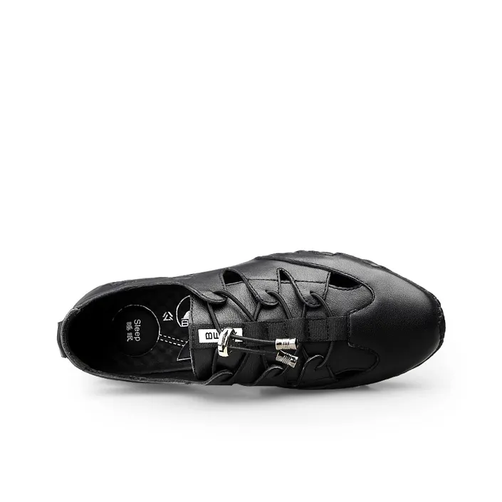 BECK Wrap-up Sandals Casual Single Shoes Women's Ecru-1
