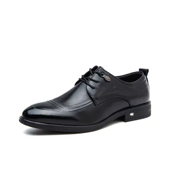Romon Dress Shoes Men Low-Top Black