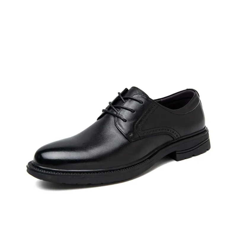 Joe Bang Wolf X XIAOTOULANG Dress Shoes Men Low Top Black/Brown-0