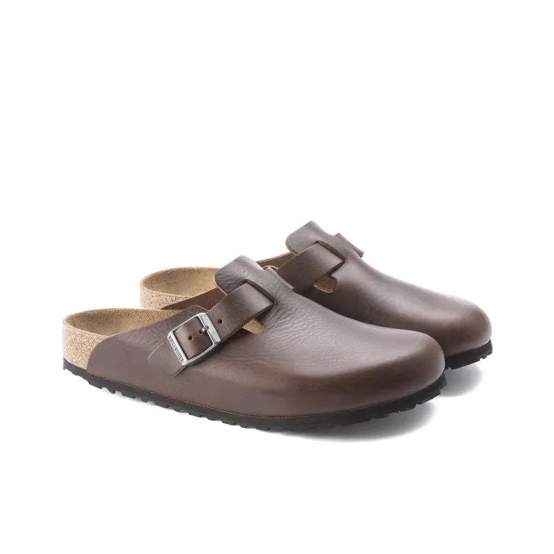 Birkenstock Boston Grip Leather Vintage Roast Brown-3