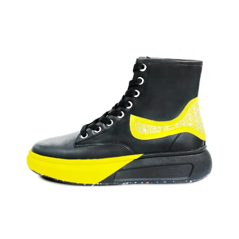 It Must Be Done High Top Casual Shoes Unisex-15