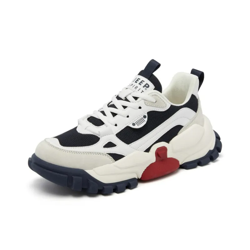 JEEP SPIRIT Slip Resistant, Abrasion Resistant, Breathable, Height Increasing Low Top Casual Shoes Unisex-12