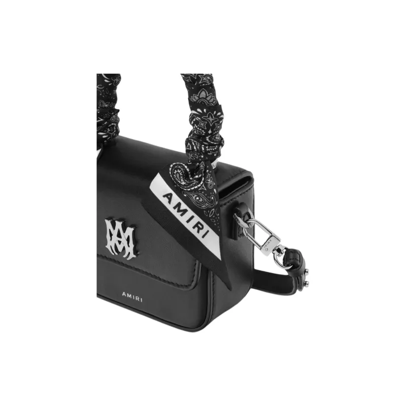 AMIRI Leather Shoulder Bag, Crossbody Bag, Handbag Regular Women's Black-4