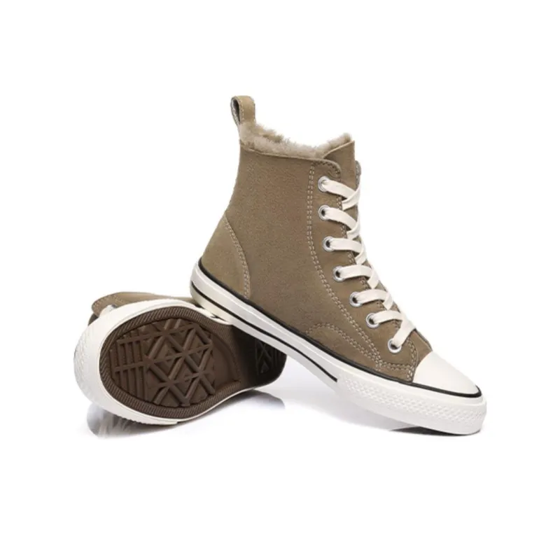 TARRAMARRA Anti-Slip Wear-Resistant High-Top Skateboard Shoes Women's-14