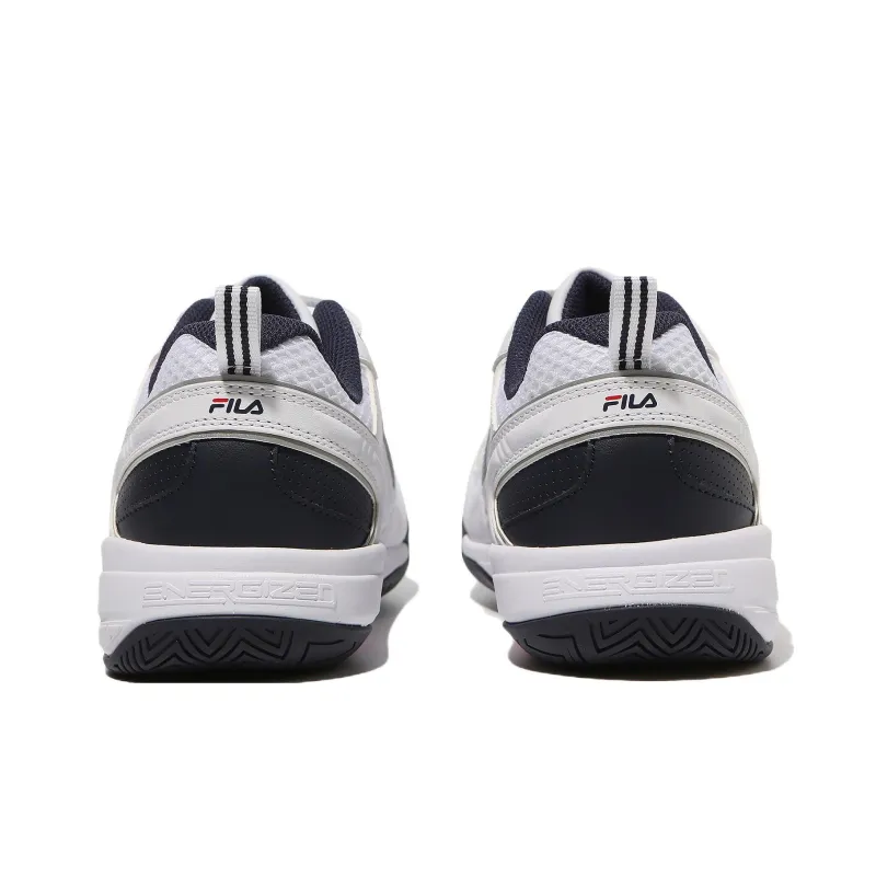 FILA Stroke 2 T3 Stroke 2 T3 Slip Resistant Balance Rebound Low Top Tennis Shoes Unisex White Gray Korean Style-3