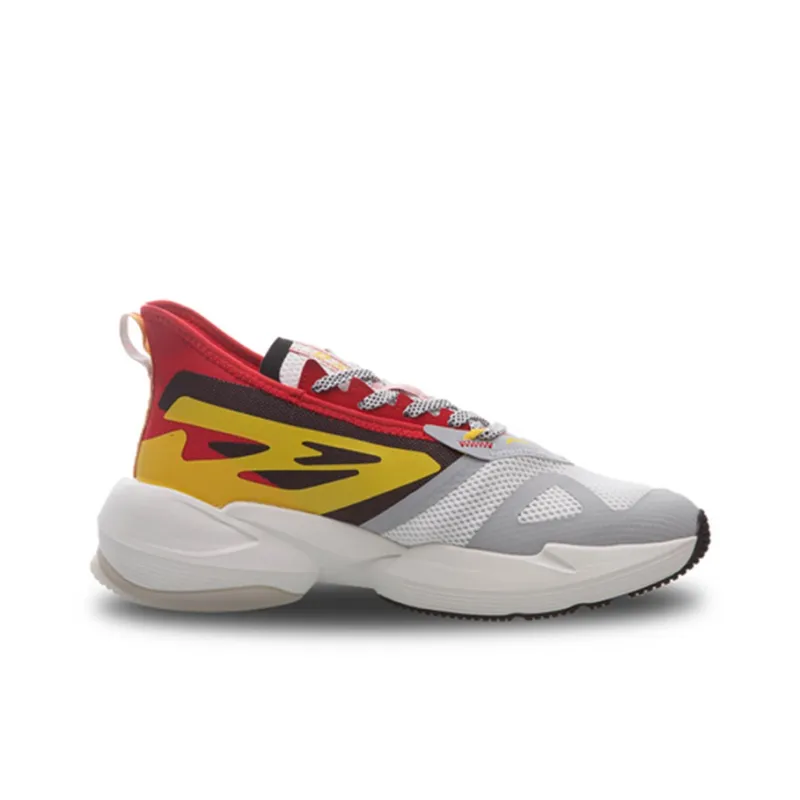 LiNing Exceed Cushioning Anti Slip And Wear Resistant Low Top Running Shoes Men's Vermilion-1