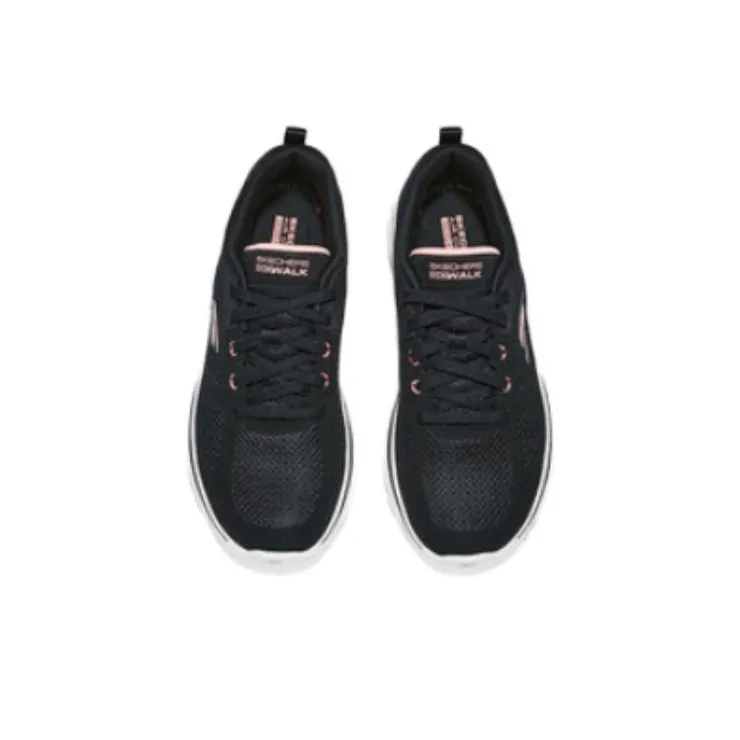 Skechers GO WALK 7 Cushioning Breathable Low Top Casual Running Shoes Women's Black-4