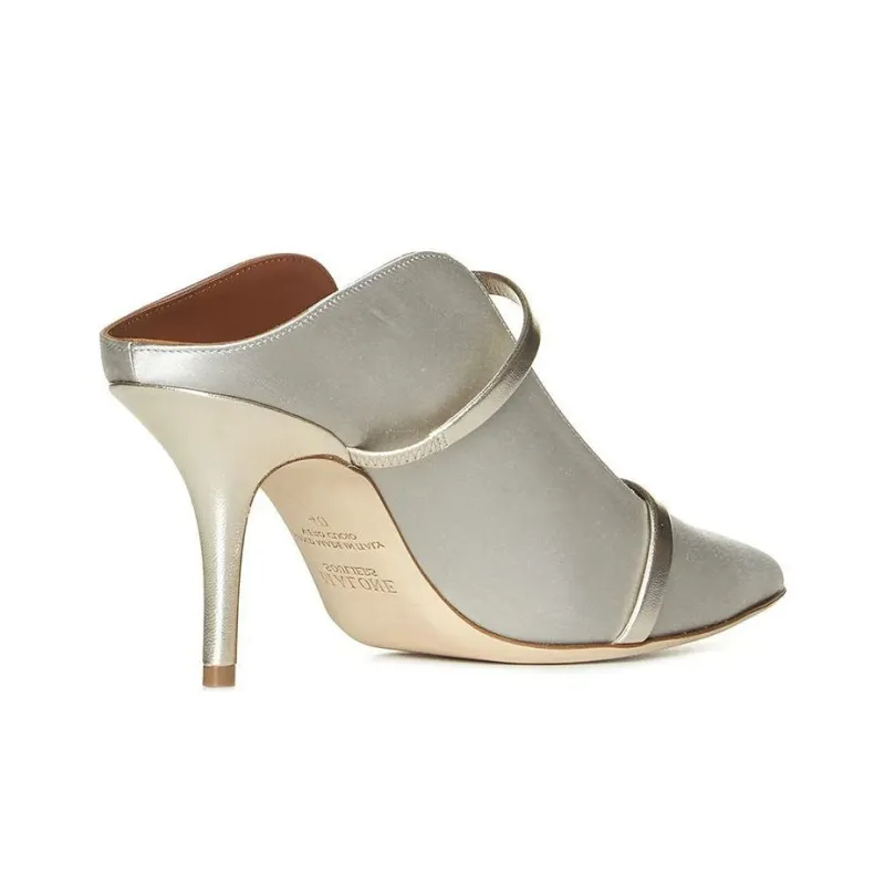 Malone Souliers Maureen 75mm Metallic Mules-4