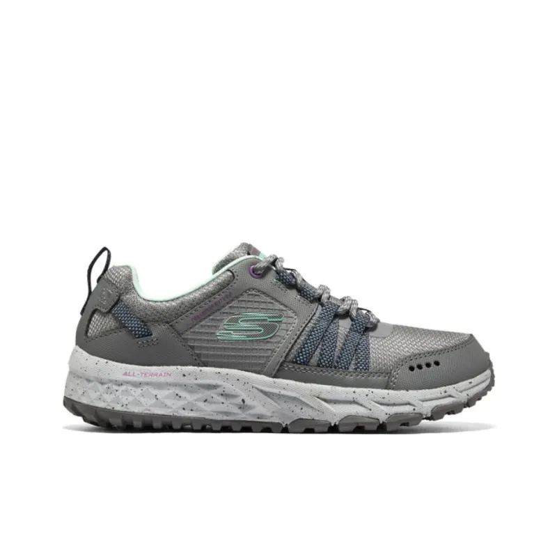 Skechers OUTDOOR Cushioning Anti Slip And Wear Resistant Low Top Casual Shoes Women's Gray Green-1