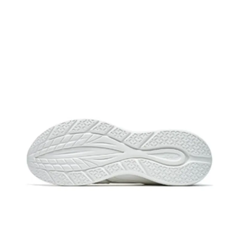 XTEP Cushioned Anti Slip And Wear Resistant Lightweight Low Top Running Shoes Men's White Gray-4