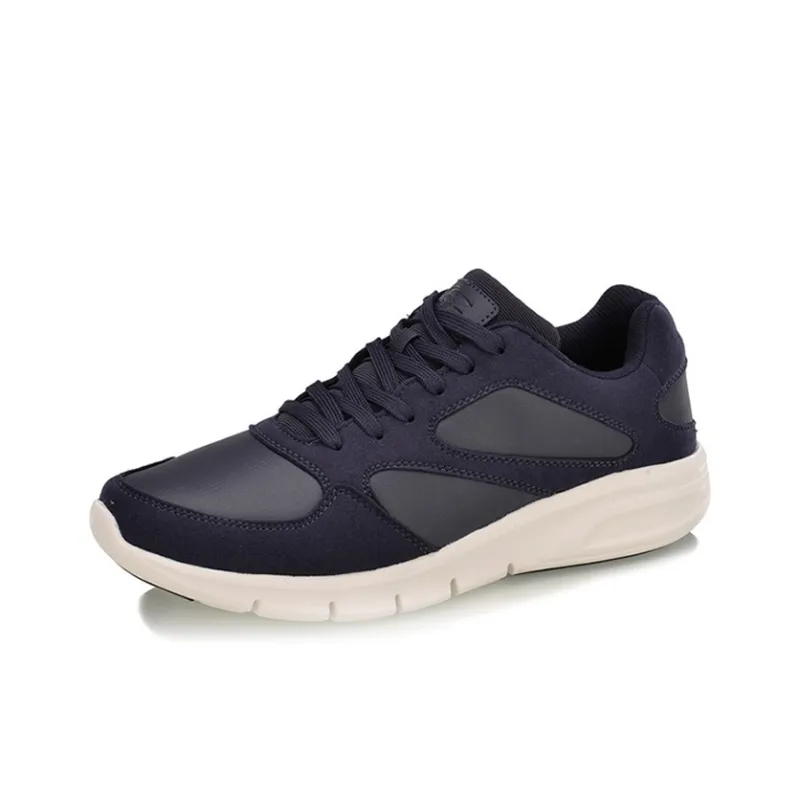LiNing Cushioning Anti-Slip And Wear-Resistant Low-Top Running Shoes Unisex Black Blue-2