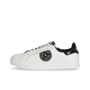 VERSACE JEANS Stylish Skateboarding Shoes Men's White