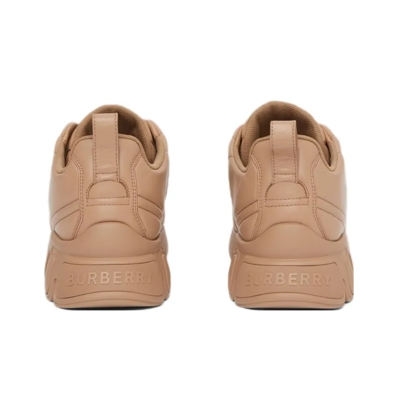 Burberry Quilted Leather Sneaker Light Beige Women's-3