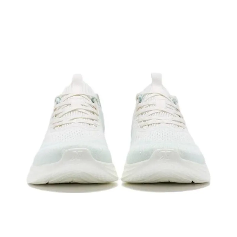 XTEP Cushioning Anti-Slip And Wear-Resistant Low-Top Running Shoes Women's White Green-4