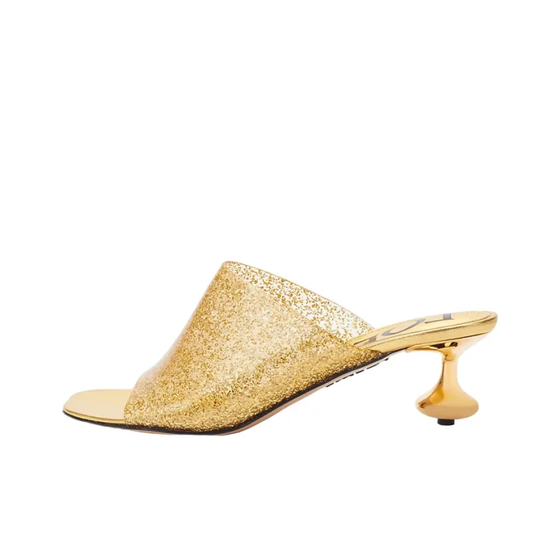 LOEWE Slide Slippers 4.5cm Women's Transparent Gold-0