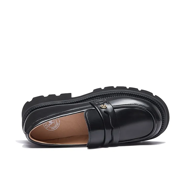 CAMEL Loafers Women's Black/Brown-3