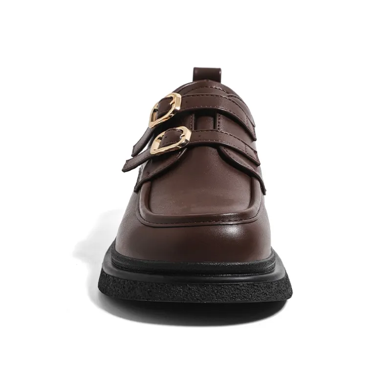 HUANQIU Loafers Women's Black-12