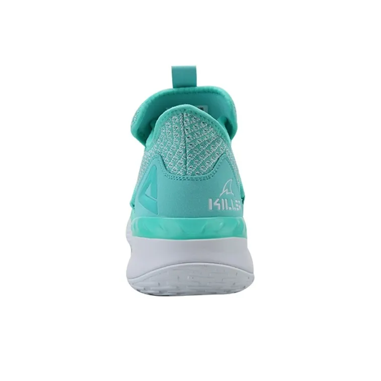 PEAK Anti Slip Wear Resistant Mid Top Performance Basketball Shoes Men's Tiffany Green-3