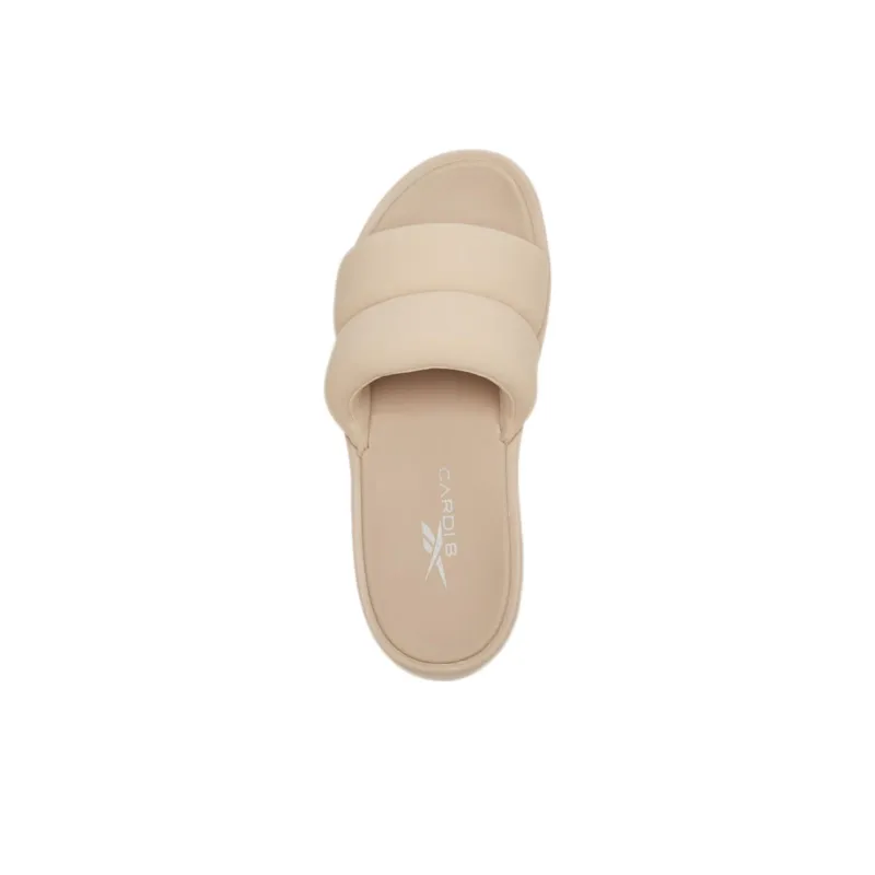 Reebok Cardi B Slide Modern Beige Women's-3