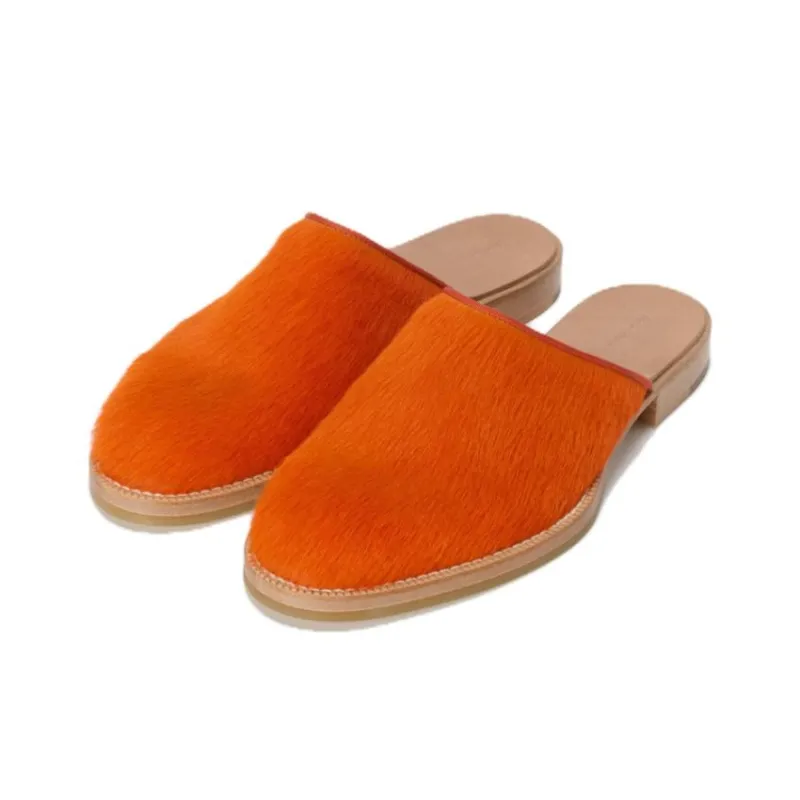 Hender Scheme Wrap-toe Slippers Men's Orange-1