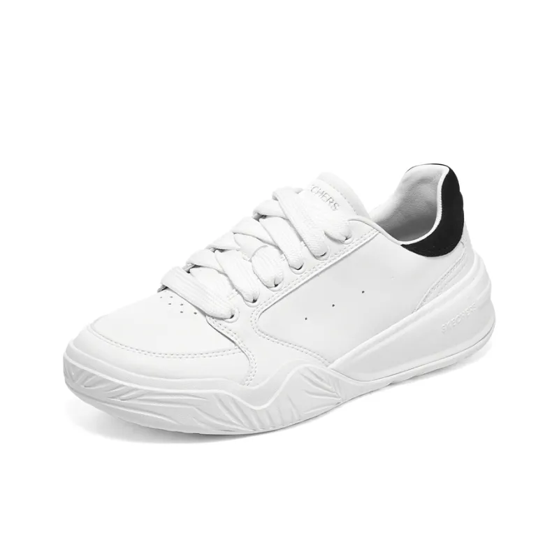 Skechers Denali Anti Slip Wear Resistant Low Top Skateboard Shoes Women's White-2