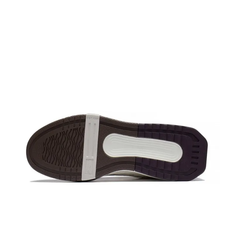 LiNing Samchen Canchun Low Top Skateboard Shoes Men's Taupe-4
