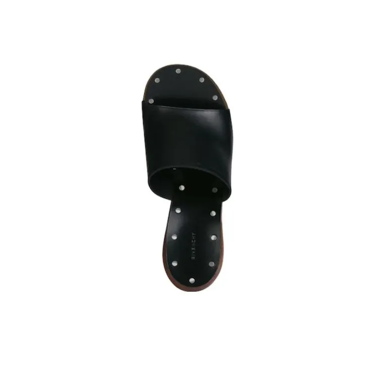 Givenchy G Clog 95mm Leather Mules-2