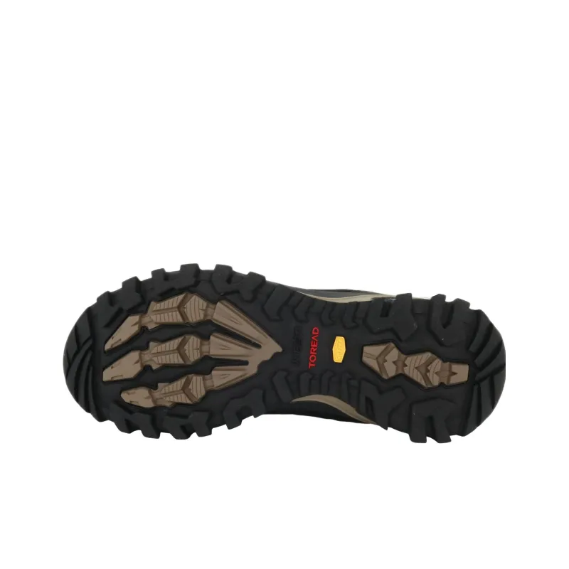 TOREAD Slip Resistant Cushioning Abrasion Resistant Low Top Outdoor Shoes Black-3