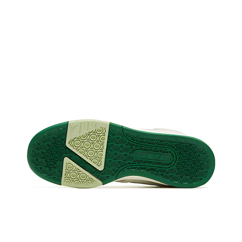 Anta AOYU Qiuyou Anti Slip Wear Resistant Low Top Skateboard Shoes Women's Coriander Green-4