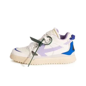 OFF WHITE Sponge Mid Top White Lilac Purple Blue Women's