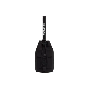 Moncler Nylon Bucket Bag, Shoulder Bag, Crossbody Bag, Handbag Mini Unisex Black