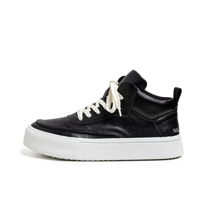 Rummaden Abrasion Resistant Mid Top Skateboard Shoes Men's-3