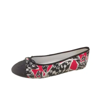CHANEL Women's Casual Shoes Women's Black White Red