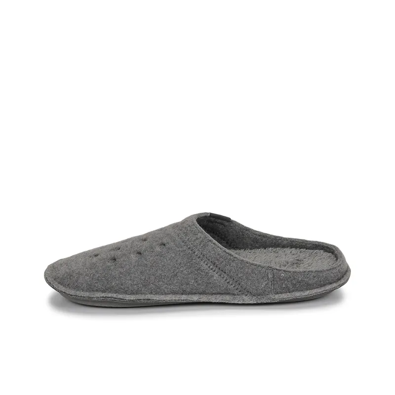 Crocs Classic Slipper Casual Thicken Stay Warm Shoe Unisex Gray-0