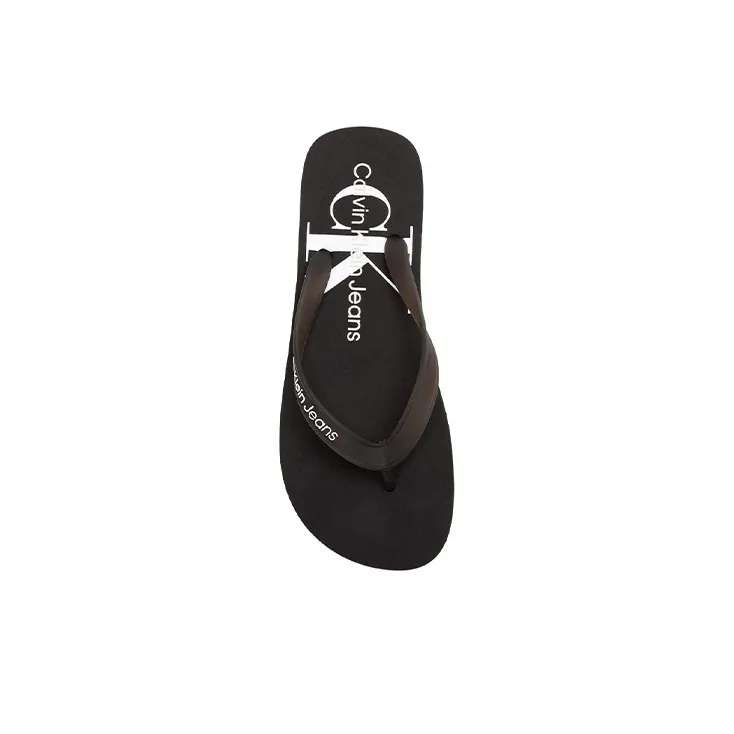 CKJ CALVIN KLEIN JEANS Slip Resistant Flip Flops Men's Black-2