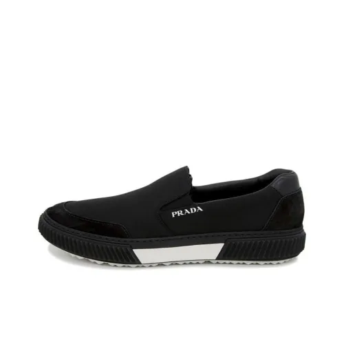 PRADA Leather Slip-On 'Black'